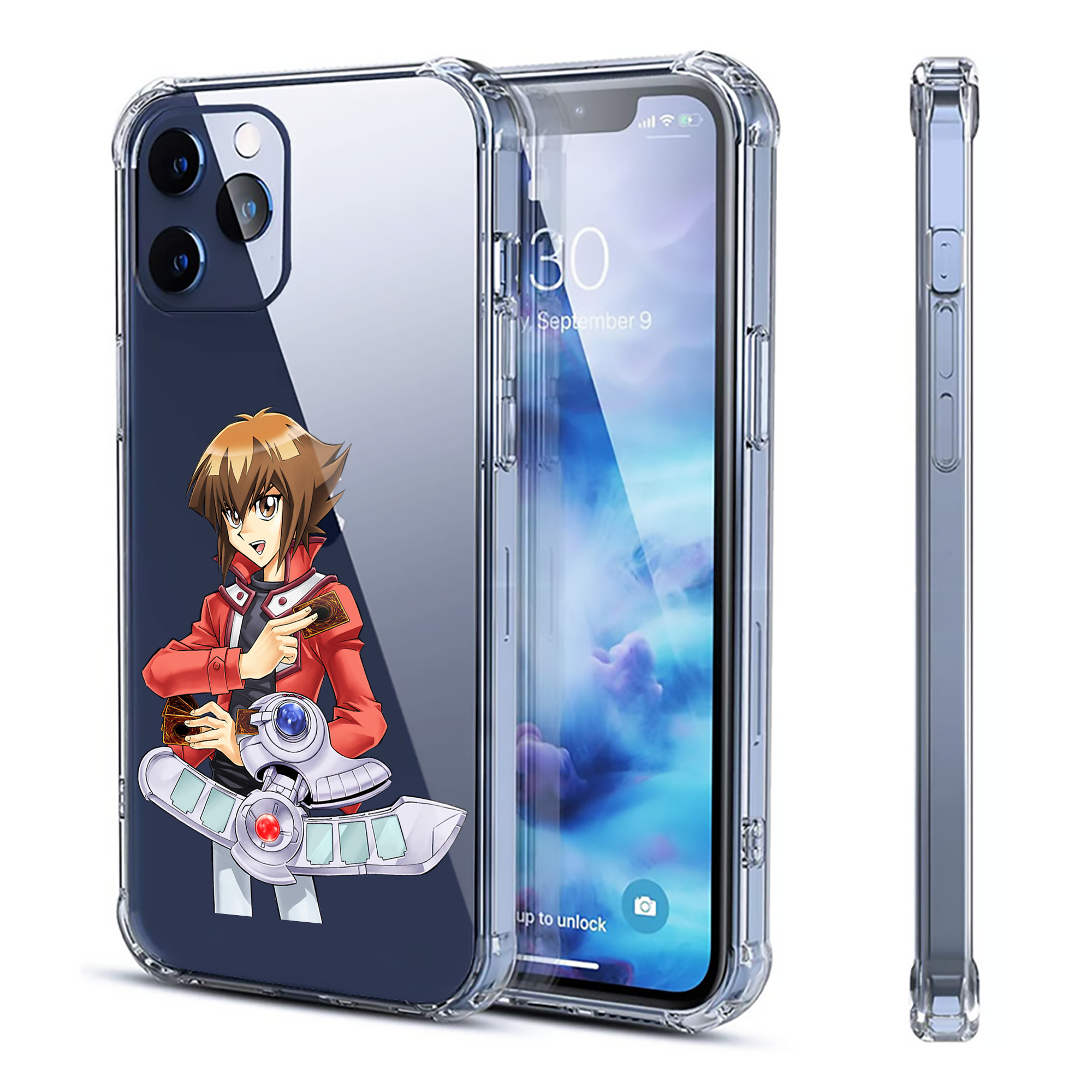 （画像用） 遊☆戯☆王 Yu-Gi-Oh! 【iPhone 12シリーズ対応】透明スマホケース（クリアソフトケース）